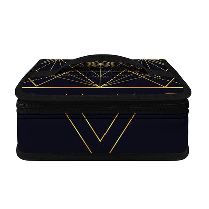 Geometric Pyramid Print Small Lunch Bag