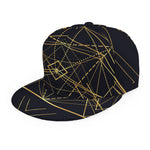 Geometric Pyramid Print Snapback Cap