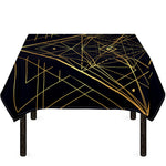 Geometric Pyramid Print Tablecloth