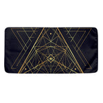 Geometric Pyramid Print Towel