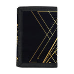 Geometric Pyramid Print Trifold Wallet