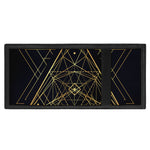 Geometric Pyramid Print Trifold Wallet