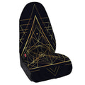 Geometric Pyramid Print Waterproof Car Seat Cover