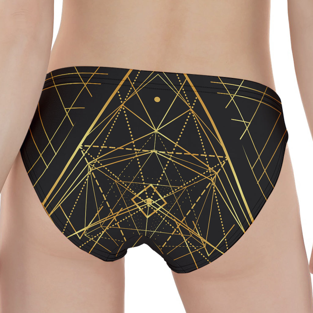 Geometric Pyramid Print Women's Panties