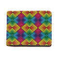 Geometric Rainbow Pattern Print Bifold Wallet