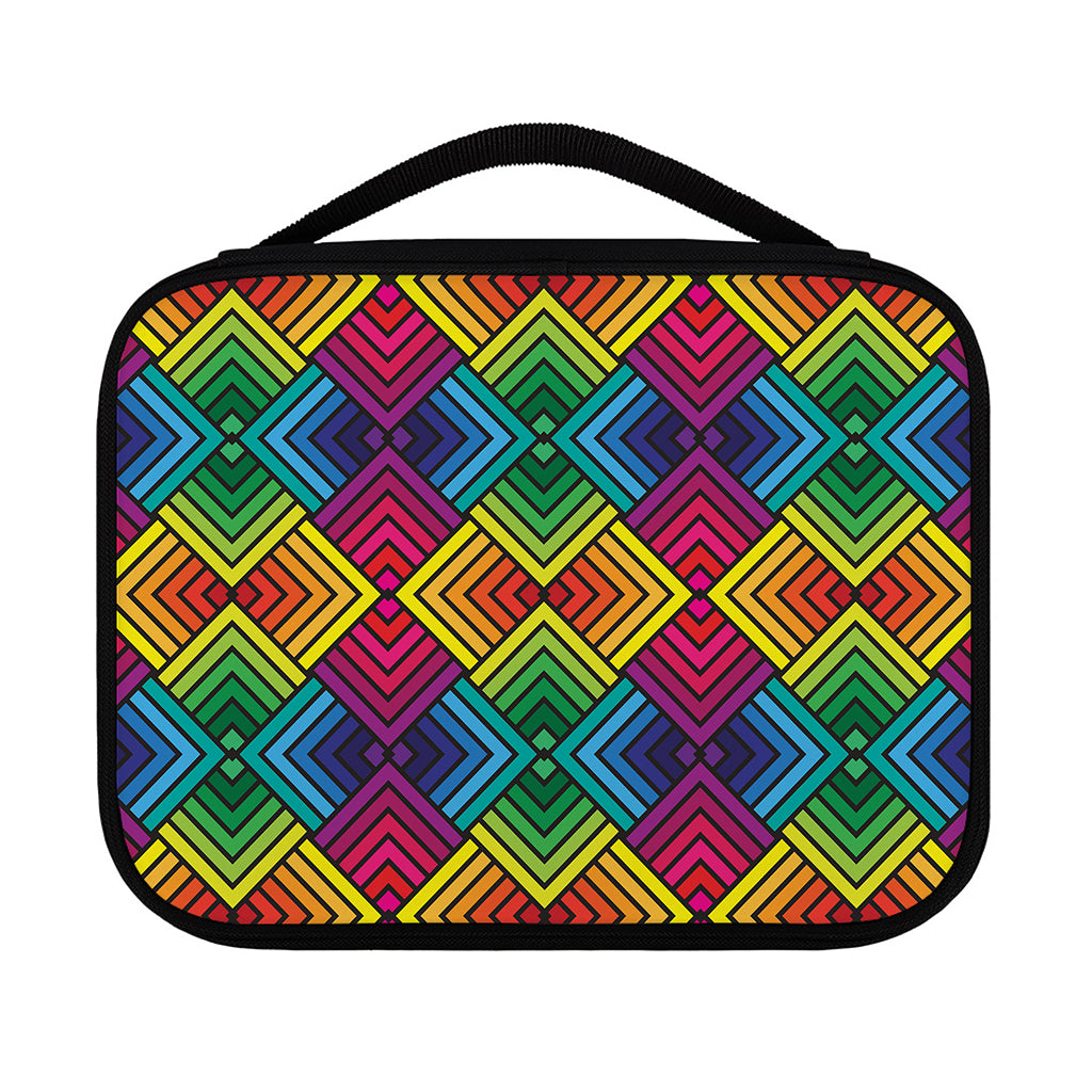 Geometric Rainbow Pattern Print Classic Bible Case