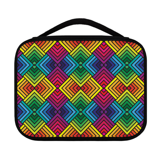Geometric Rainbow Pattern Print Classic Bible Case