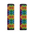 Geometric Rainbow Pattern Print Handle Covers