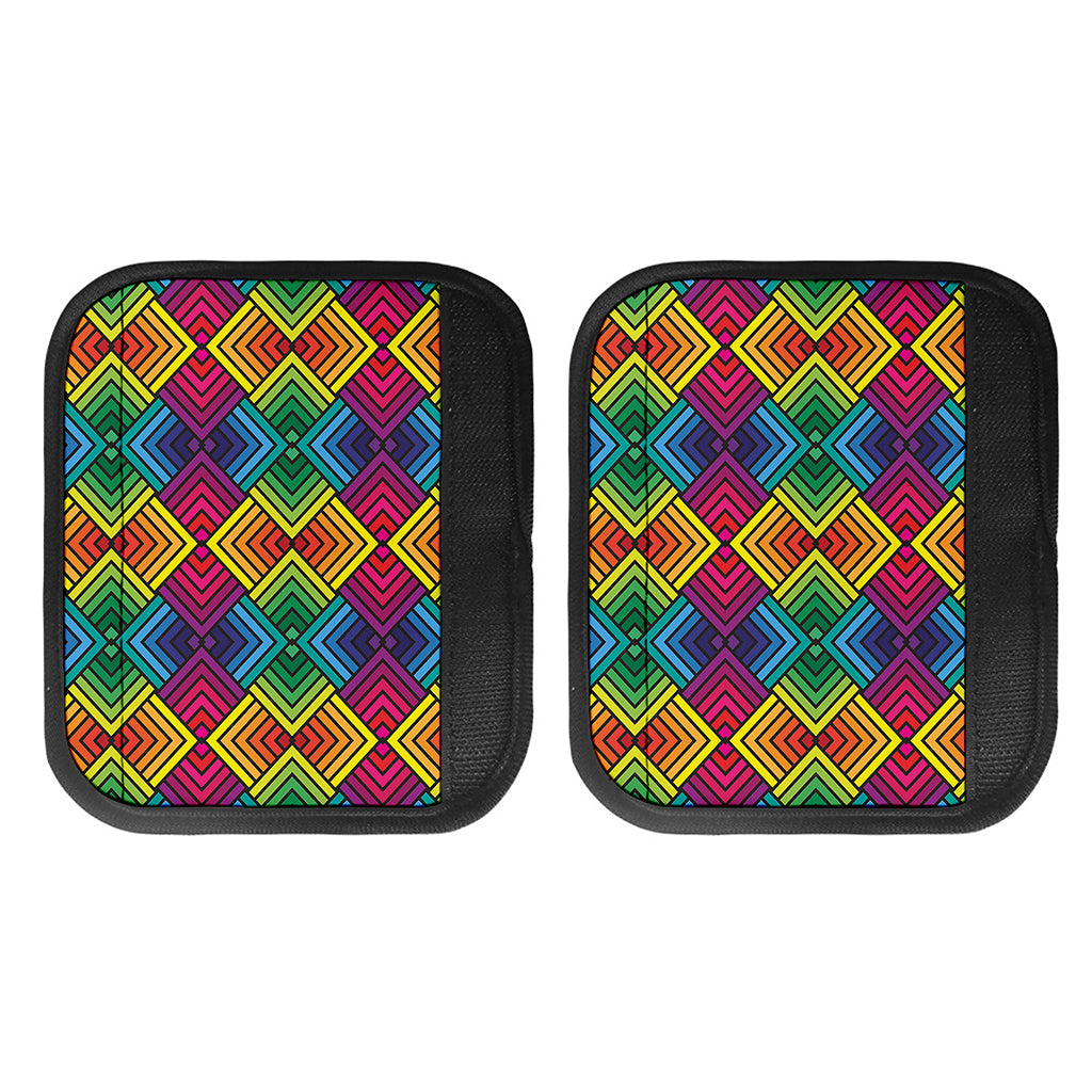 Geometric Rainbow Pattern Print Handle Covers