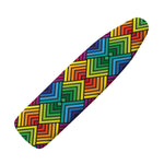 Geometric Rainbow Pattern Print Ironing Board Cover