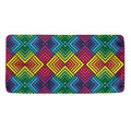 Geometric Rainbow Pattern Print Towel