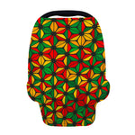 Geometric Reggae Pattern Print Baby Seat Cover