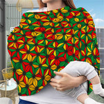 Geometric Reggae Pattern Print Baby Seat Cover