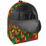 Geometric Reggae Pattern Print Backpack