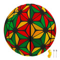 Geometric Reggae Pattern Print Basketball