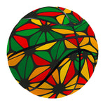 Geometric Reggae Pattern Print Basketball