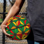 Geometric Reggae Pattern Print Basketball