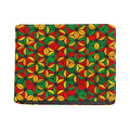 Geometric Reggae Pattern Print Bifold Wallet