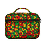 Geometric Reggae Pattern Print Briefcase Bible Bag