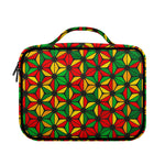 Geometric Reggae Pattern Print Briefcase Bible Bag