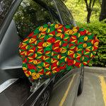Geometric Reggae Pattern Print Car Side Mirror Covers