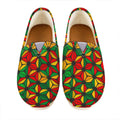 Geometric Reggae Pattern Print Casual Shoes