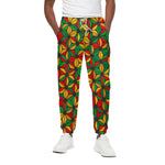 Geometric Reggae Pattern Print Cotton Pants