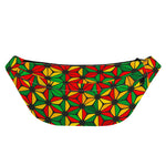 Geometric Reggae Pattern Print Fanny Pack