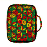 Geometric Reggae Pattern Print Front Pocket Bible Bag