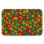 Geometric Reggae Pattern Print Indoor Door Mat