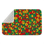 Geometric Reggae Pattern Print Indoor Door Mat