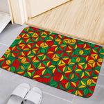 Geometric Reggae Pattern Print Indoor Door Mat