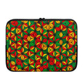 Geometric Reggae Pattern Print Laptop Sleeve