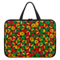 Geometric Reggae Pattern Print Laptop Sleeve With Handle