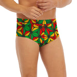 Geometric Reggae Pattern Print Men's Briefs