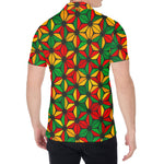 Geometric Reggae Pattern Print Men's Shirt