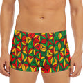 Geometric Reggae Pattern Print Men's Short Boxer Briefs