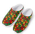 Geometric Reggae Pattern Print Mesh Casual Shoes