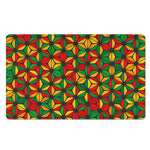 Geometric Reggae Pattern Print Polyester Doormat