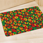 Geometric Reggae Pattern Print Polyester Doormat