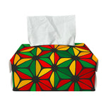 Geometric Reggae Pattern Print Rectangle Tissue Box Cover