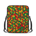 Geometric Reggae Pattern Print Rectangular Crossbody Bag