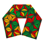 Geometric Reggae Pattern Print Scarf