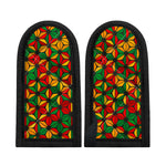 Geometric Reggae Pattern Print Skillet Handle Cover