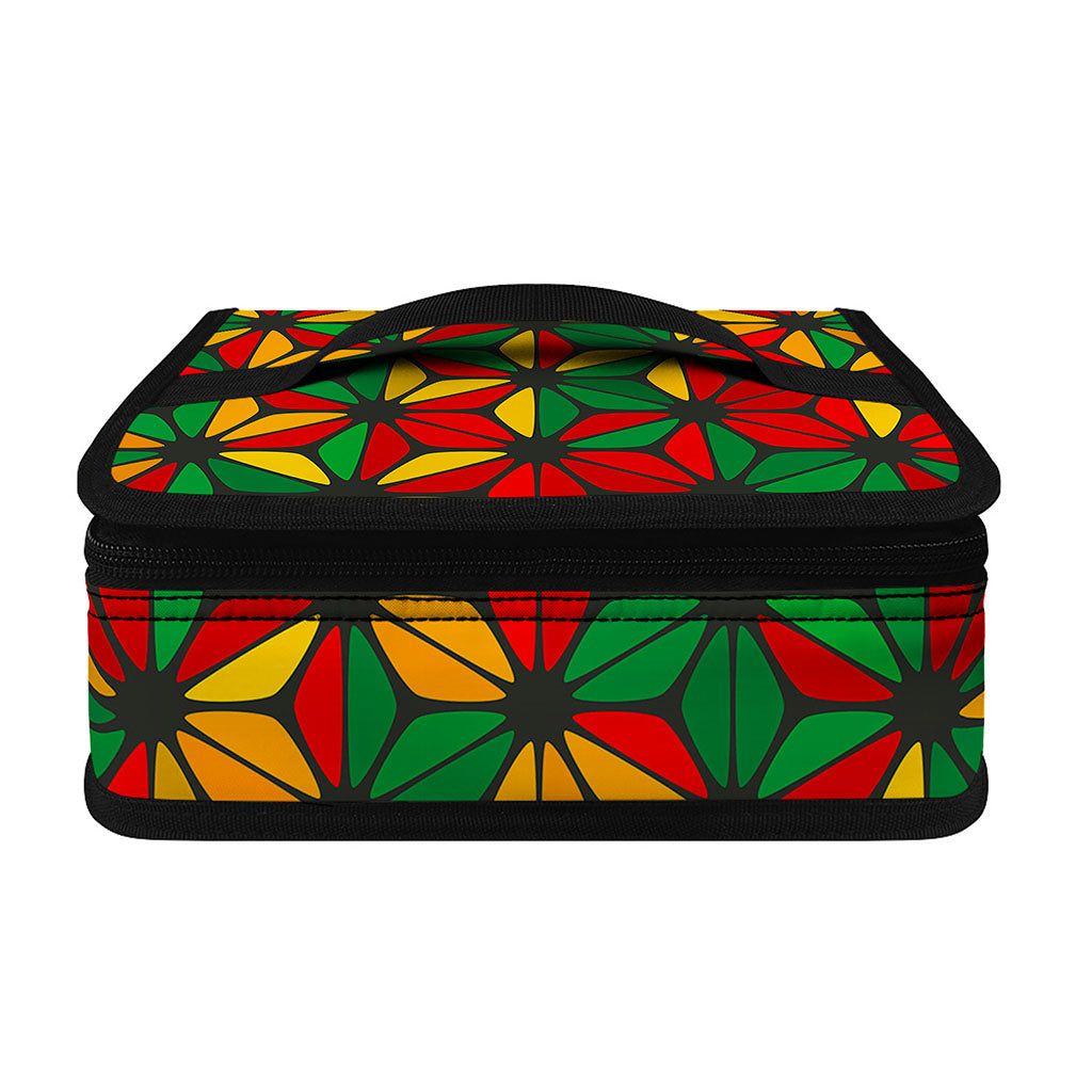 Geometric Reggae Pattern Print Small Lunch Bag