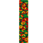 Geometric Reggae Pattern Print Table Runner
