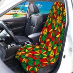 Geometric Reggae Pattern Print Waterproof Car Seat Cover