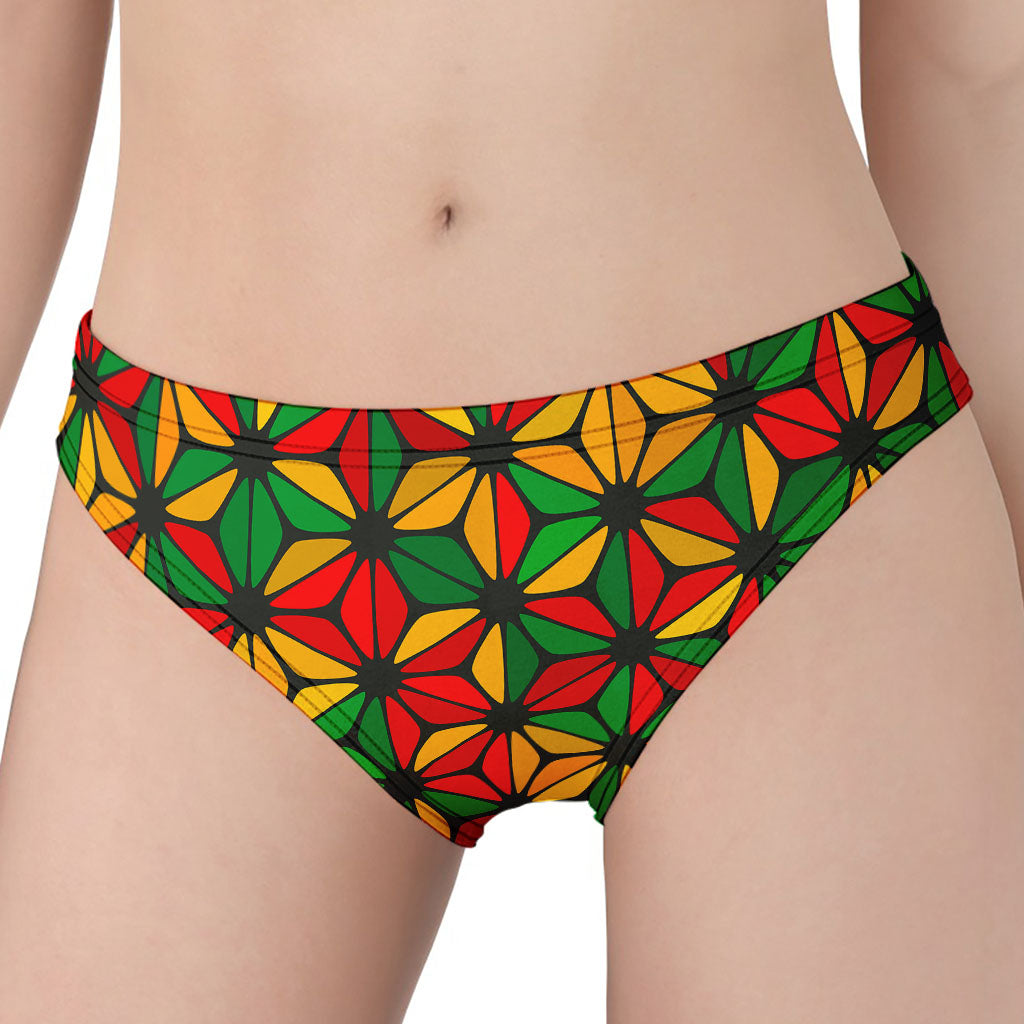 Geometric Reggae Pattern Print Women's Panties