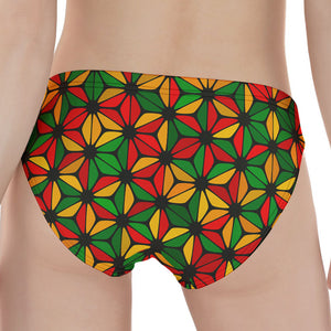 Geometric Reggae Pattern Print Women's Panties