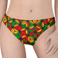 Geometric Reggae Pattern Print Women's Thong
